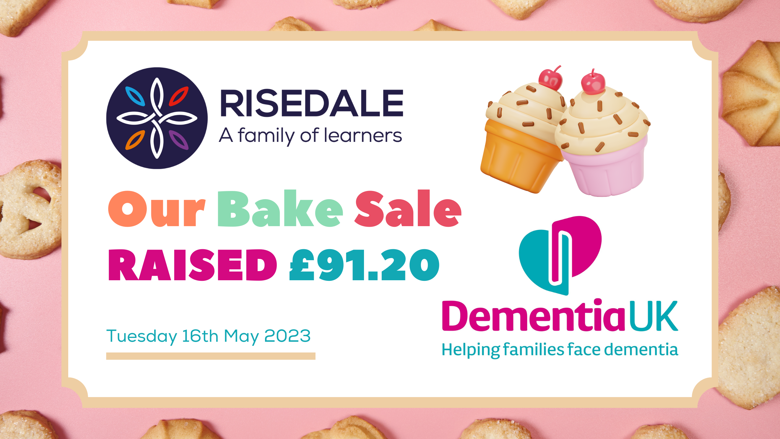 £91.20 raised for Dementia UK - 6th May 2023: